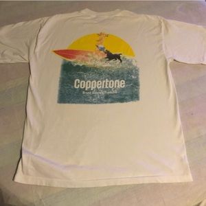 Vintage, new, never worn Coppertone tee shirt